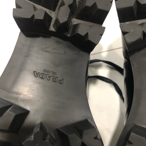 Prada Mens Lace-Up Chunky Sole Shoes - Picture 10 of 15